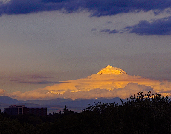 Mt Hood at Sunset, Portland, OR
