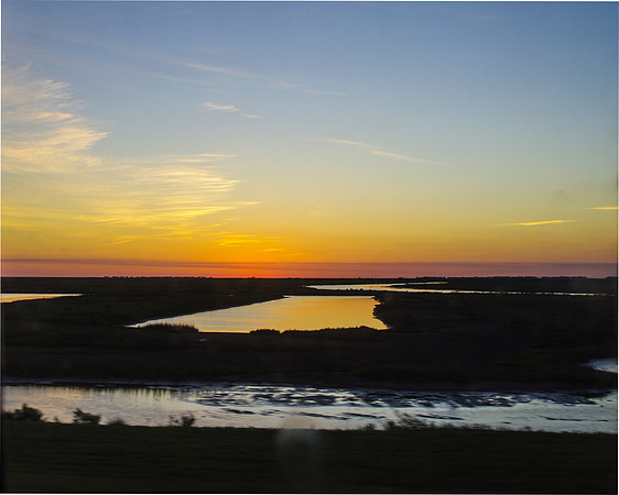 Sunrise over the Gulf, Freeport, TX